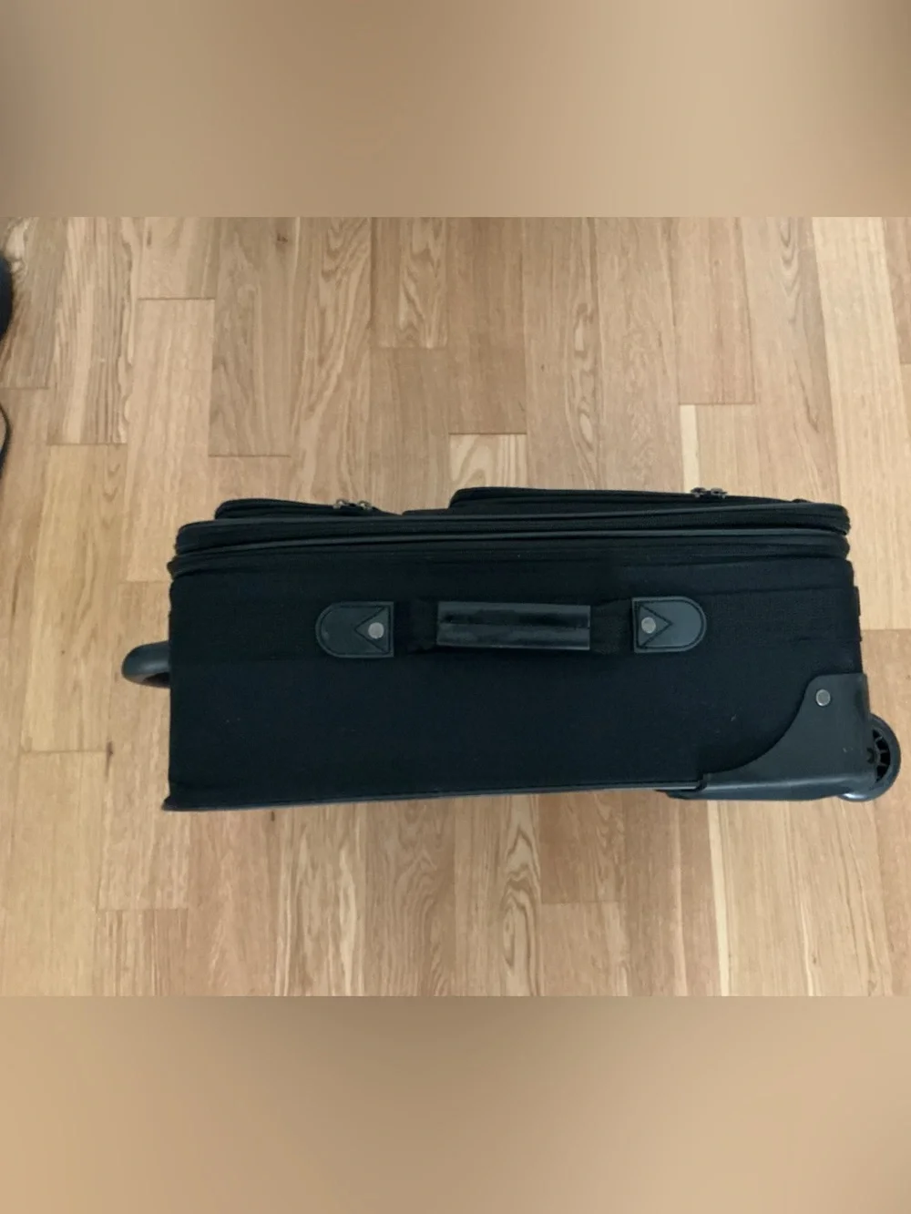 Black Travel Carry-On Suitcase 2 Wheel